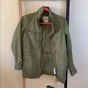 Madewell green utility jacket